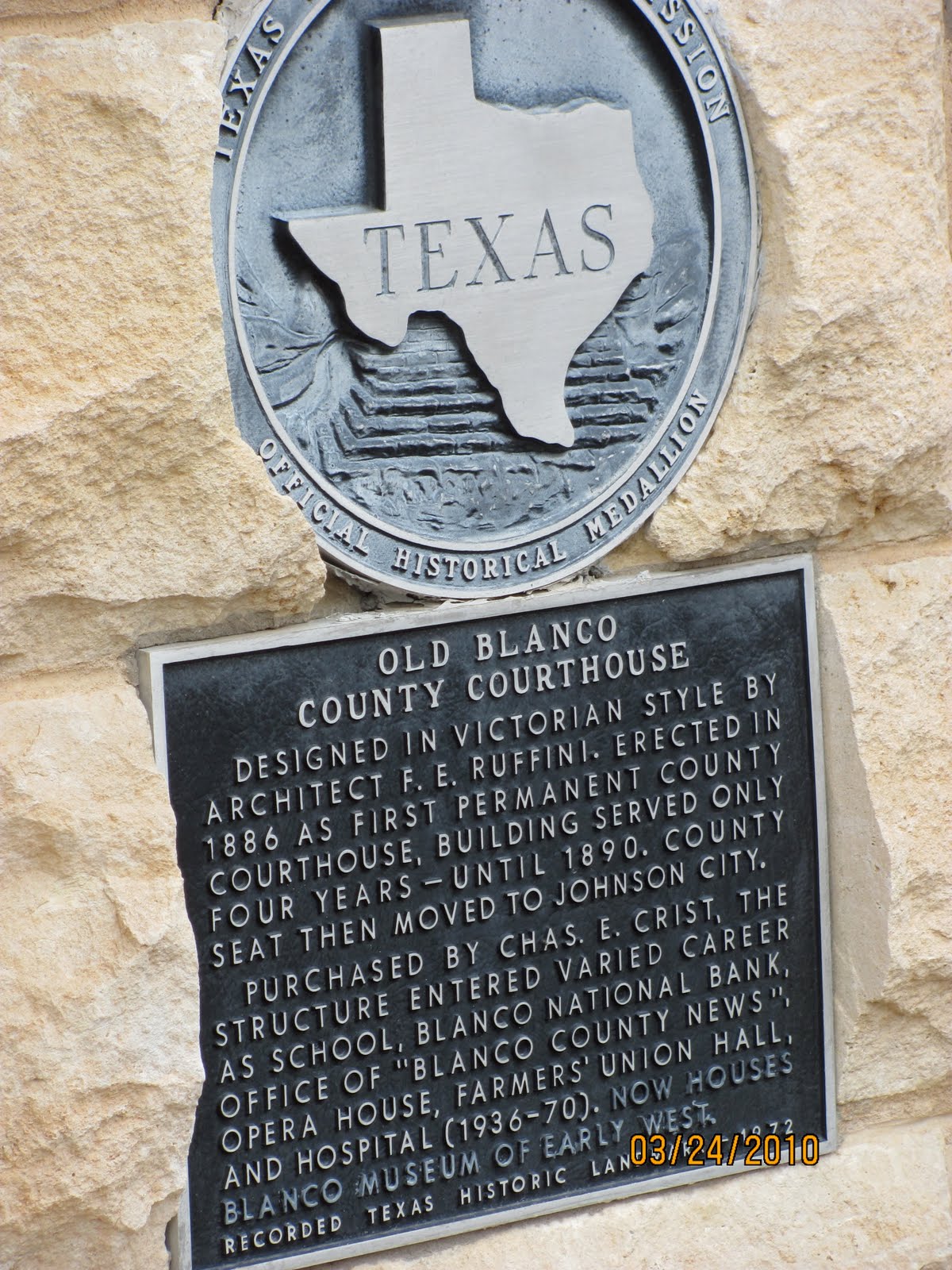 America by RV Blanco, Texas