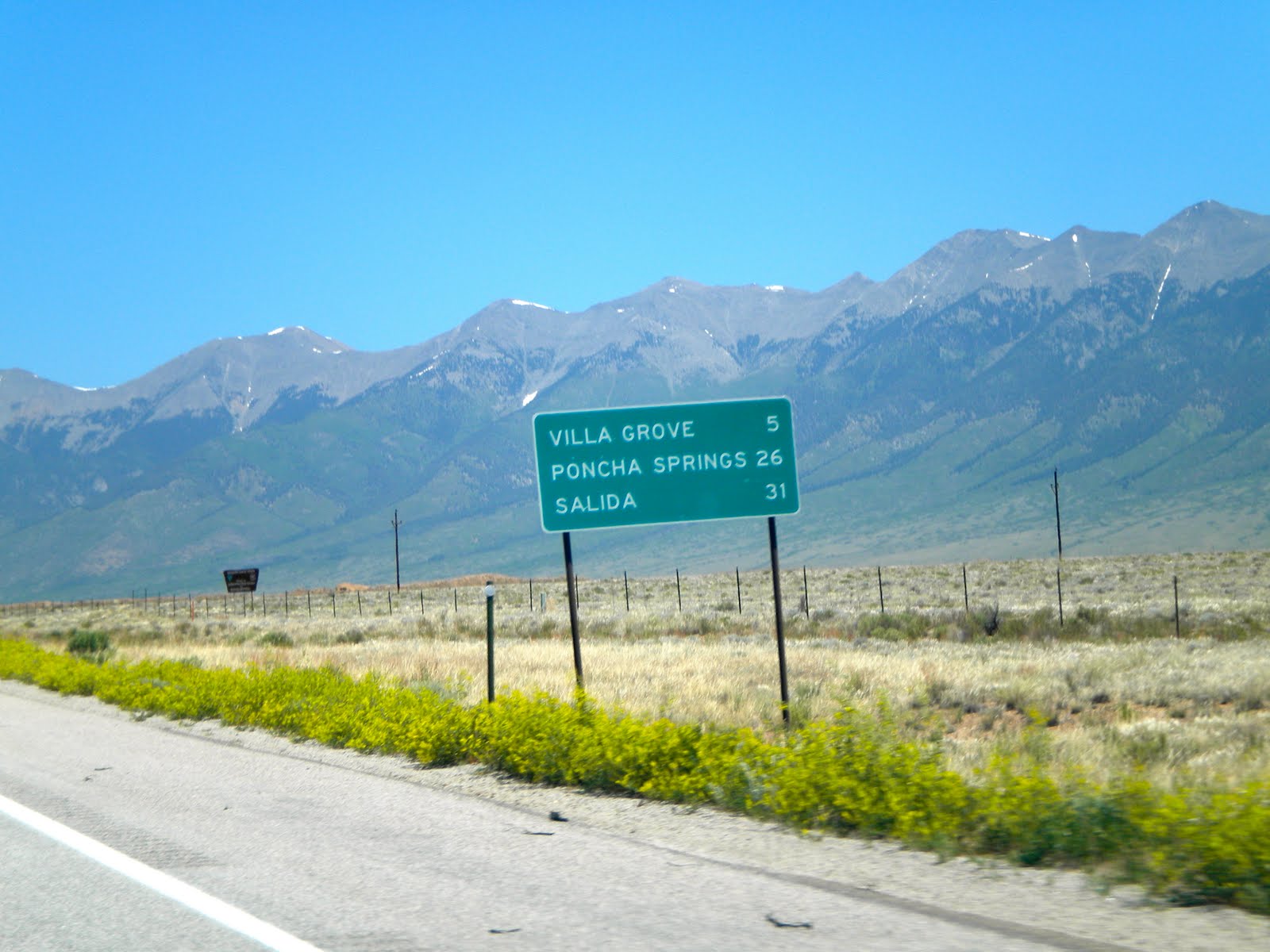 America by RV Travel Day to Buena Vista, CO. Snowy Peaks Rv Park