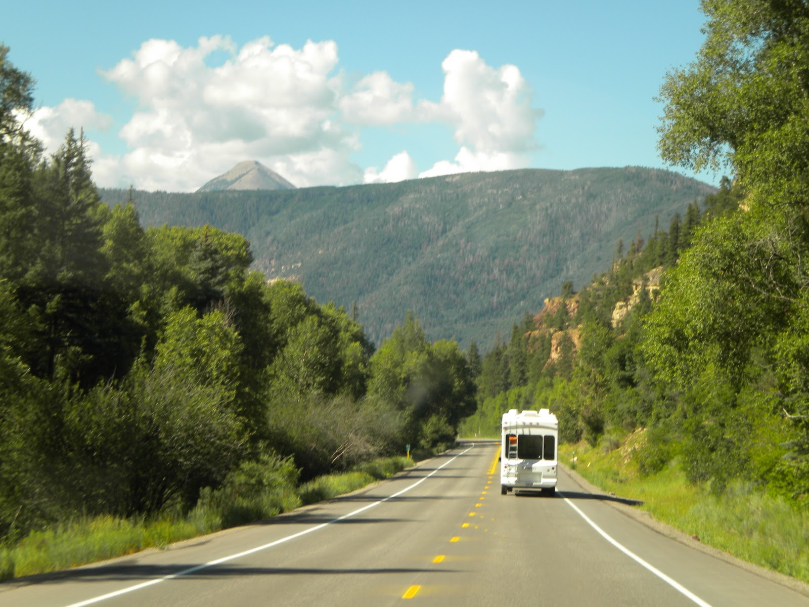 America by RV Travel Day to Monticello, Utah