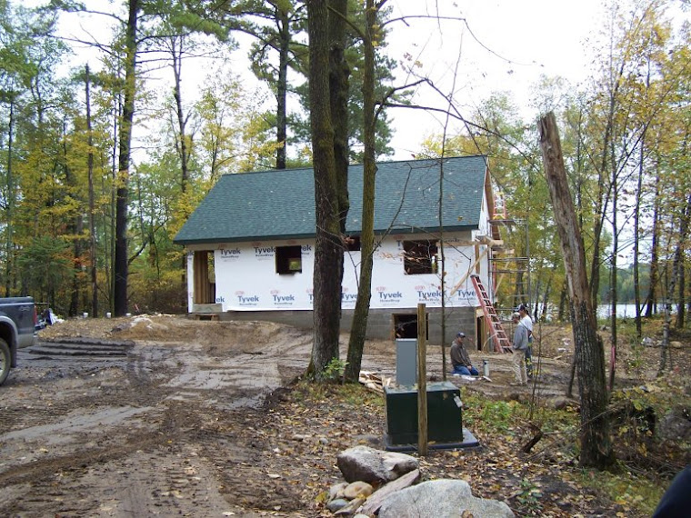A view of the back of the Lakehouse