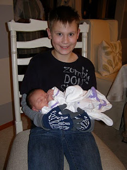 Rex with baby Ireland at Auntie Susan's