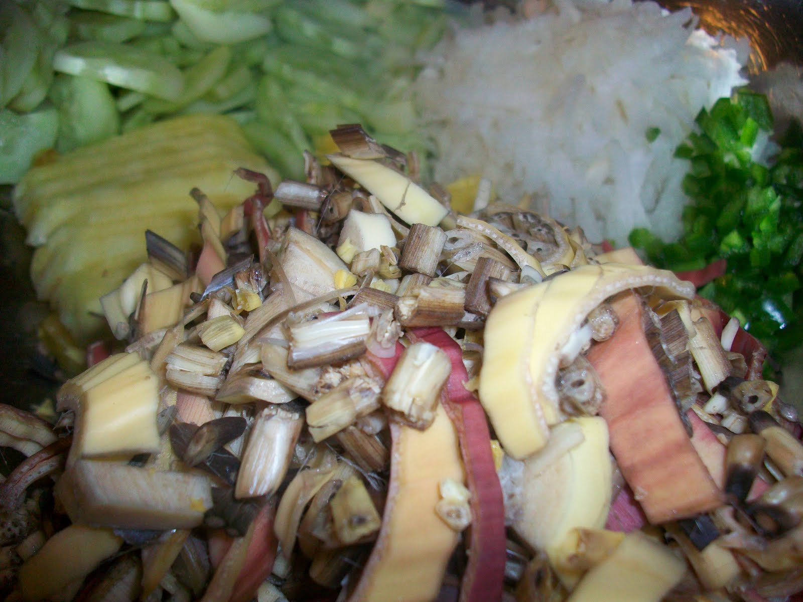 Chicken Banana Flower Salad Global Kitchen Travels