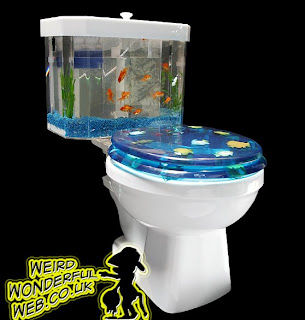 IMAGE: Toilet and aquarium combo