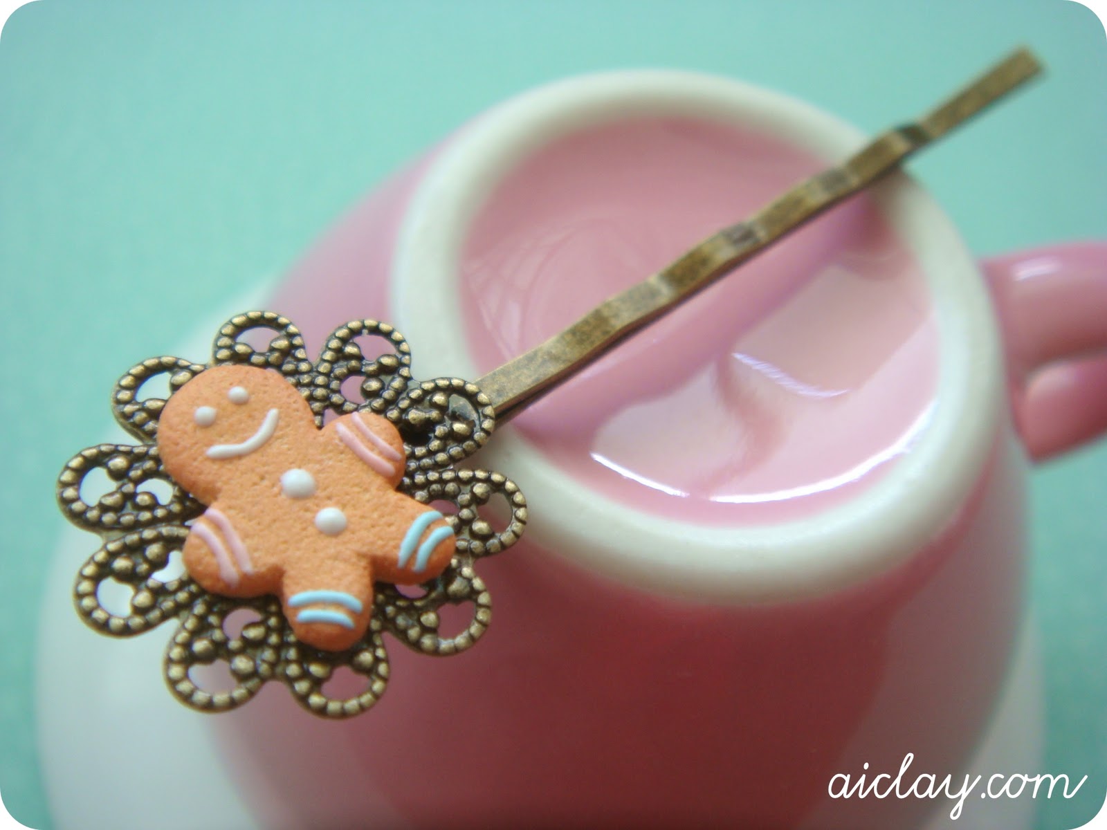 AiClay - a Haven of Miniature Food: An army of gingerbread men.