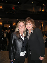 Deborah poses with Karen Wheaton