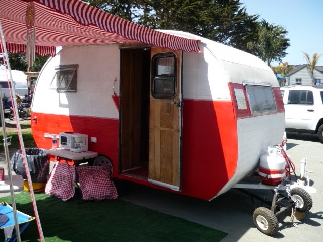 Camping in Our 1965 Scad-A-Bout Teardrop Trailer & 1955 Crown 