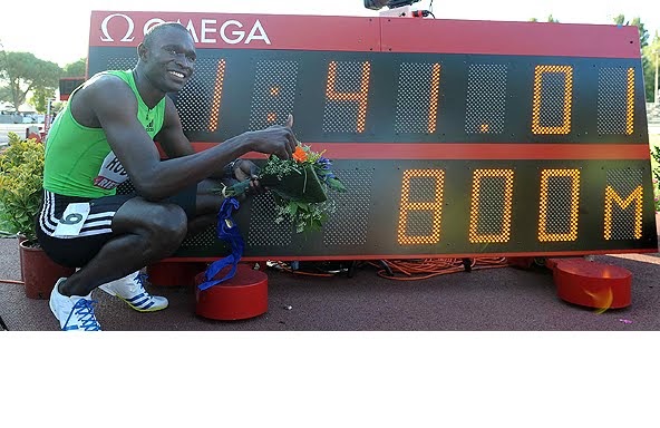 runningcoachsg: Latest News - 800m World Record Broken Again By Rudisha