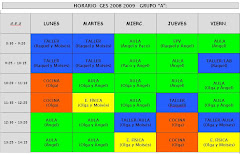 HORARIO 2008 2009