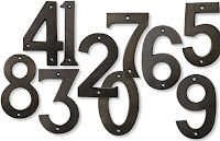 black house numbers