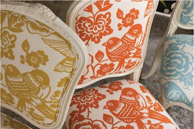 Thomas Paul fabric 20874 on chairs