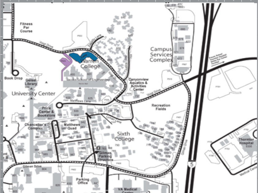Ucsd Main Campus Map