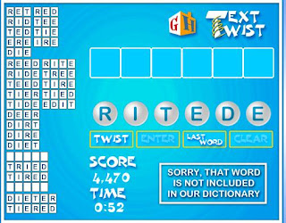 The Original Juice: Text Twist Tips