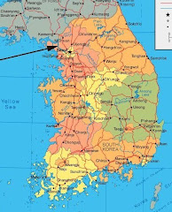 Map of South Korea