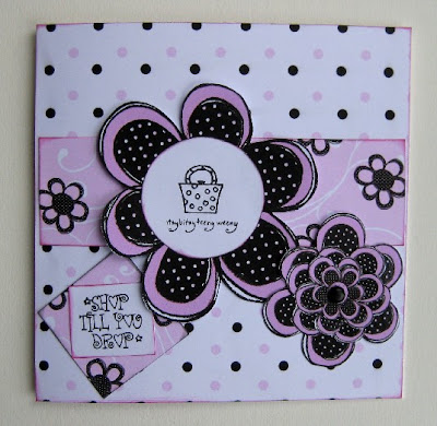 Tip Top Toppers Things: Girly Flowers Card!