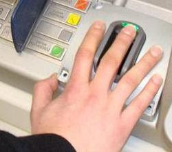 ATM Terminal design is based on fingerprint recognition