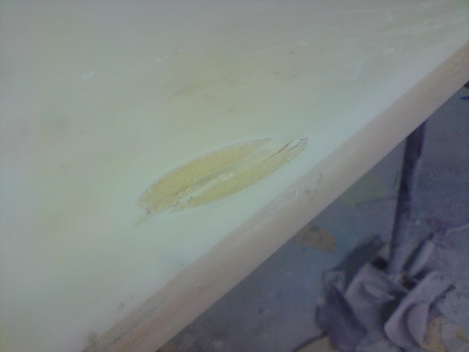 Ding Devils Firewire surfboard repair