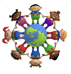 cartoon around holding hands children ethnic equality illustration bing globe multi 3d globes earth characters numbers rendering shutterstock clipart illustrations