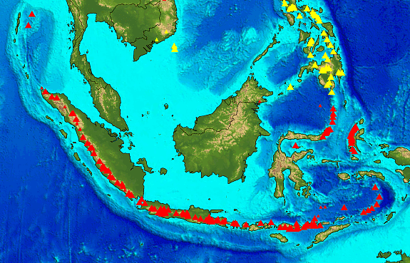 Volcanoes in Indonesia