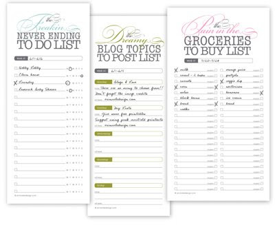 to do list forms free