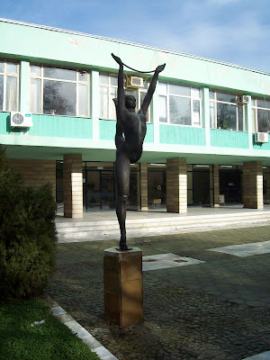 Yambol's Diana Park - Gymnast Figure Statue