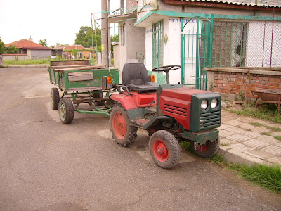 A Cute Little Tractor In The Yambol Outskirts