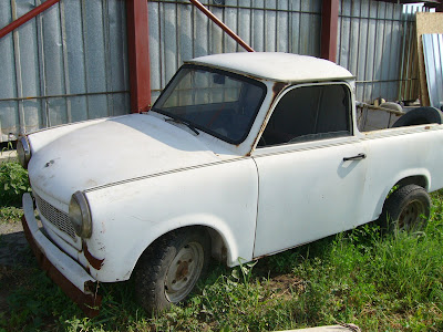 Old Abandonded Car On Yambol Wasteground