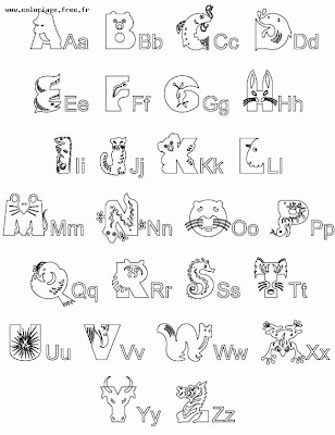 Lettre Alphabet A Decouper