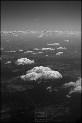 El cielo y sus nubes desde arriba