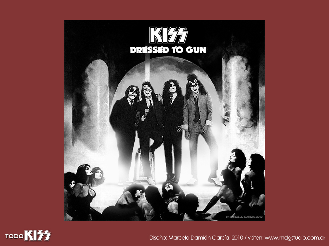 Todo Kiss: Mix de portadas de Kiss: Dressed To Gun