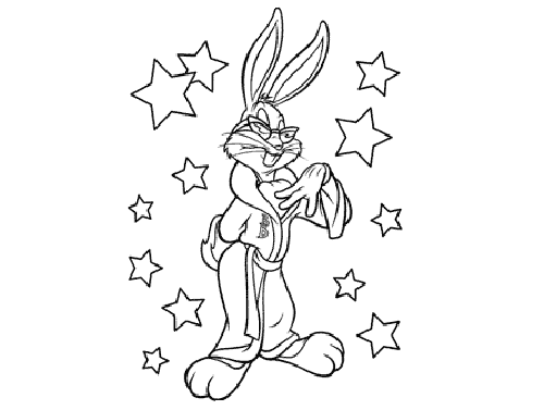 gangster bugs bunny coloring pages - photo #12