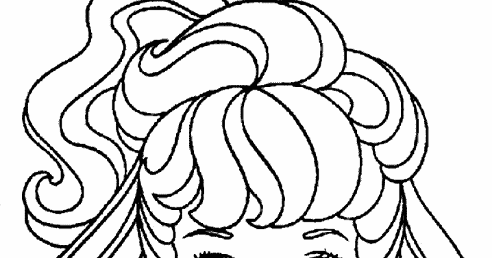 hair coloring pages - photo #21