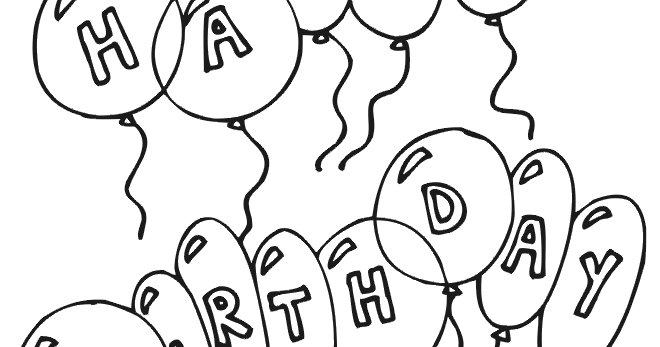 Coloring Birthday Printable Free Printable Pictures Coloring Pages For Kids Happy