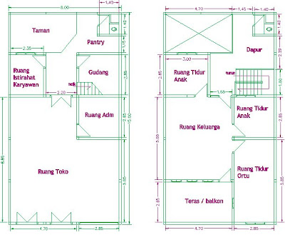  Desain  Rumah  Langsung Toko  Des Rumah 