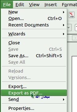 Open office word dokument in pdf umwandeln