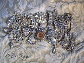 Vintage Bling Charm Bracelet