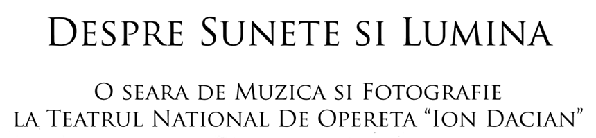 Despre Sunete si Lumina