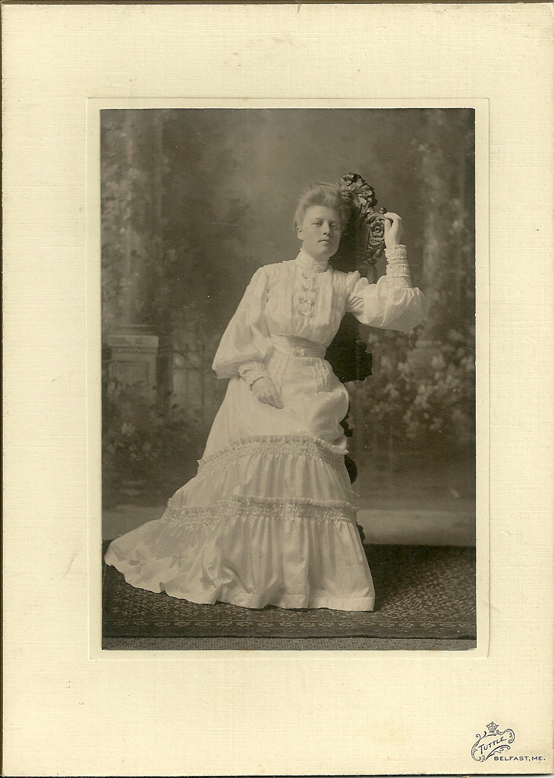 Heirlooms Reunited 2 Photographs of Bertha Archer of Cherryfield