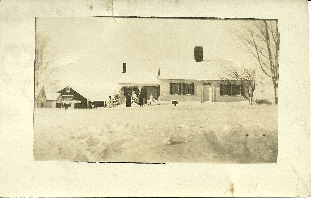 Heirlooms Reunited c. 1914 view of Raymond Goodell house, West Hampden