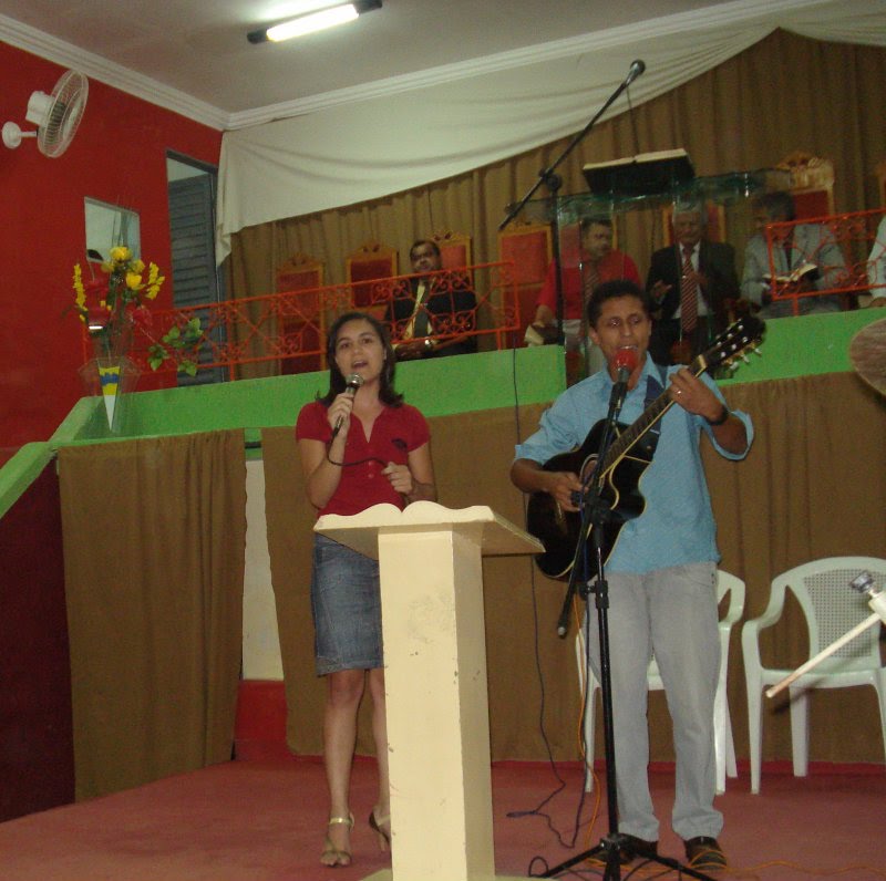 Culto de Missões na Assembleia de Deus.