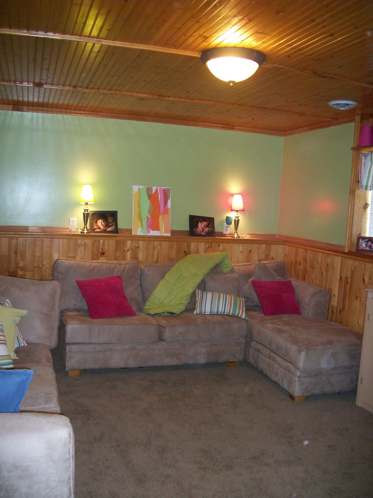 The Perfect Home Now Downstairs Family Room