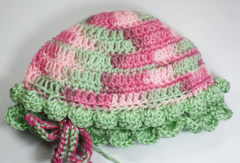 Inspired and Unscripted: Crochet Flower Head Hugger Hat