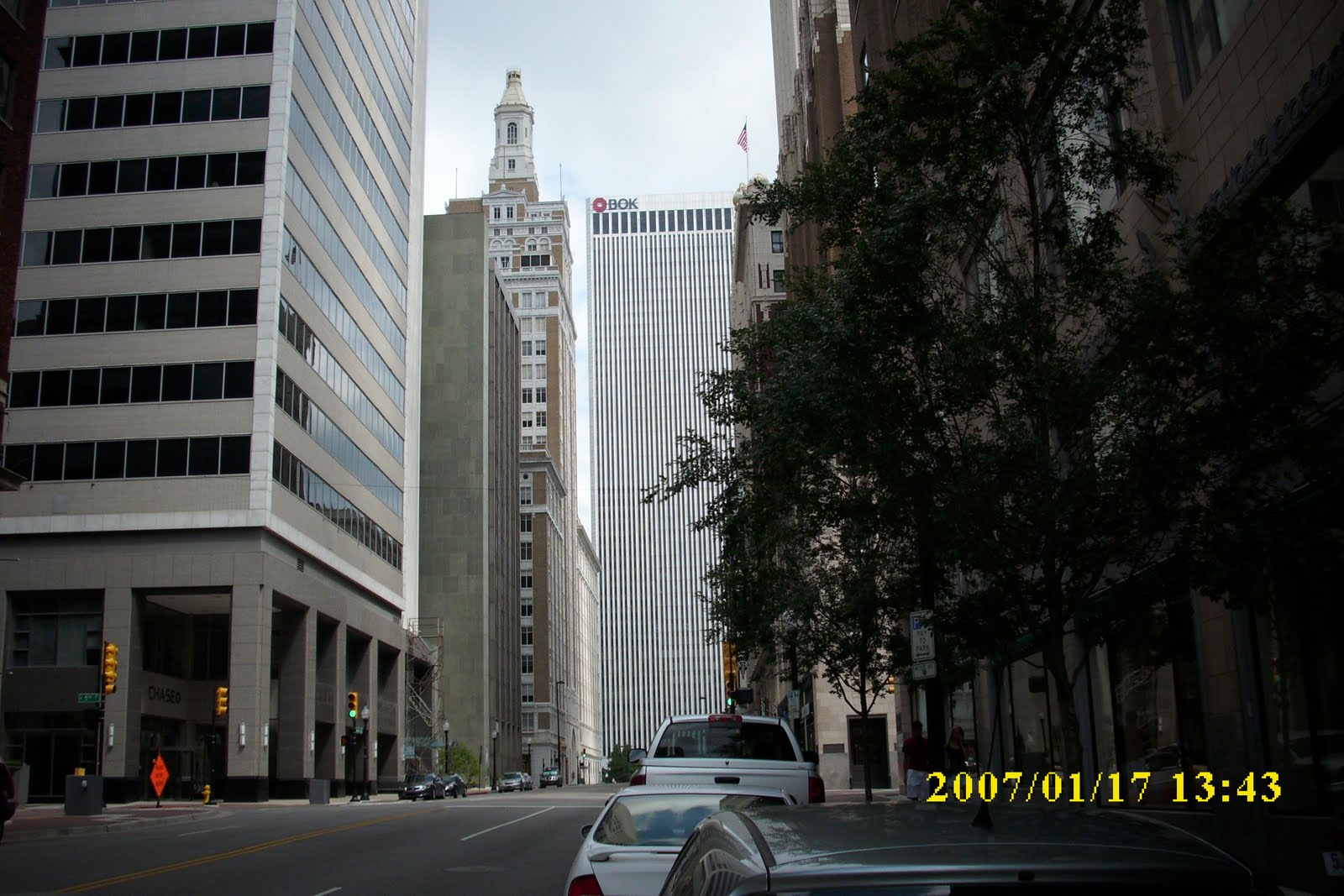 Tulsa bed and breakfast blog Downtown Tulsa on an Autumn afternoon