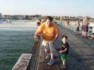 Alan and Jack on the Pier