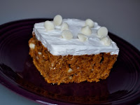 White Chocolate Pumpkin Cake