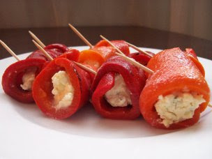 Roasted Red Pepper Wraps