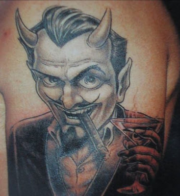 DEVIL TATTOO The Devil or Satan comes in a wide variety of forms in tattoo