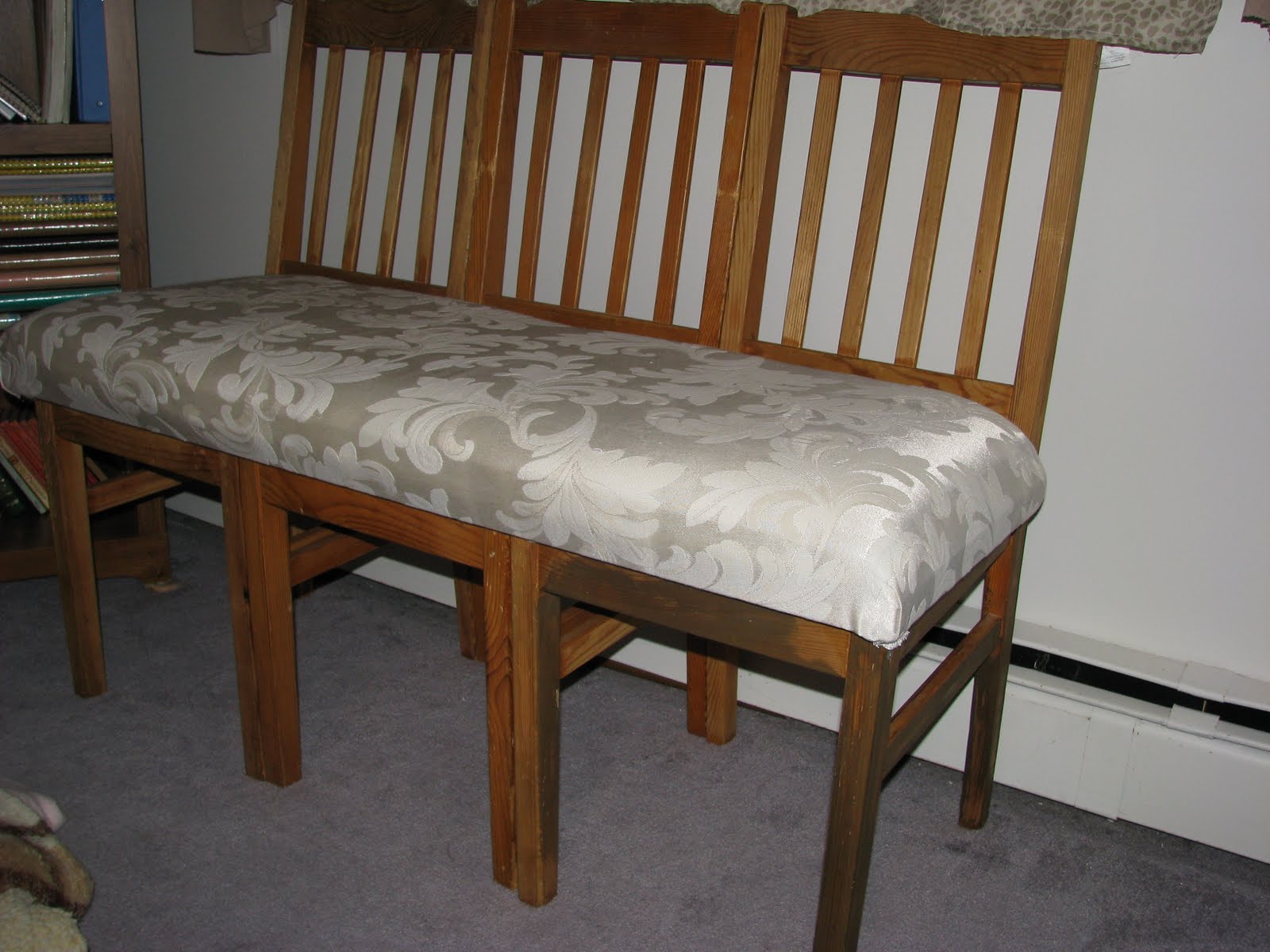 The Crafted Palette The THREE Chair Bench