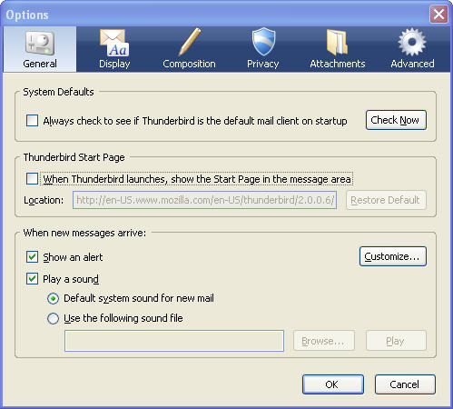 Su dung Mozilla Thunderbird