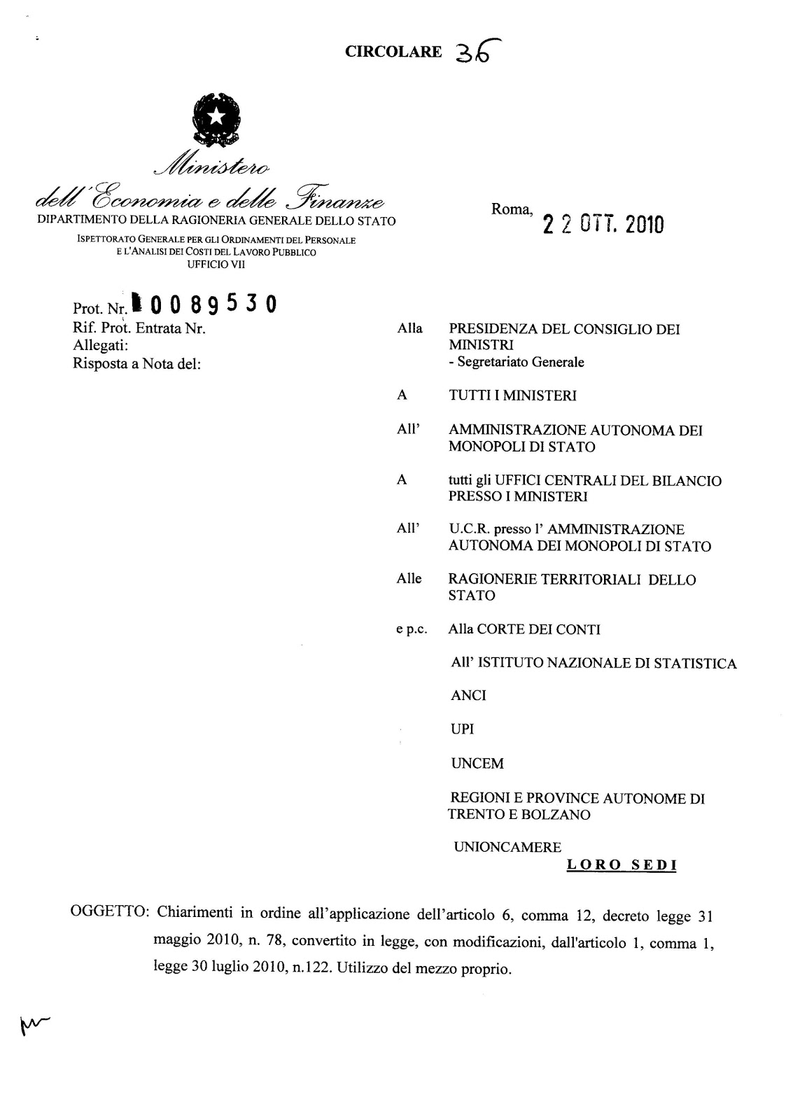 lpd Circolare del 22 ottobre 2010, n. 36 Chiarimenti in ordine all'applicazione dell'articolo lpd Circolare del 22 ottobre 2010, n. 36 Chiarimenti in ordine all'applicazione dell'articolo