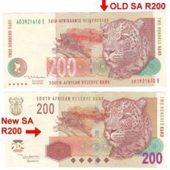 Numismatic News: South Africa change 200 Rand banknote